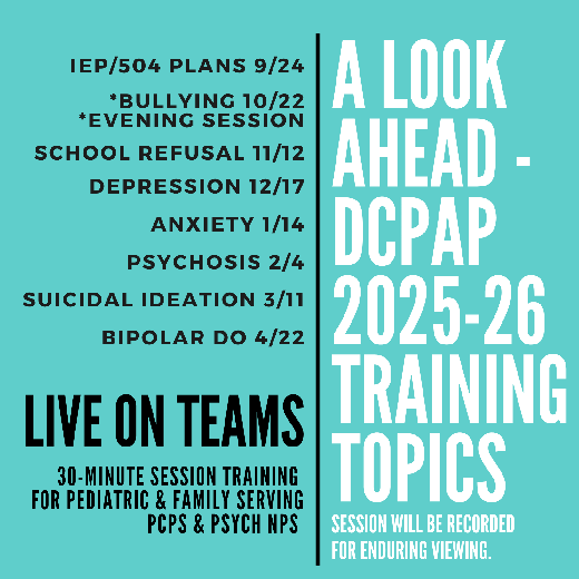 DCPAP Upcoming Trainings