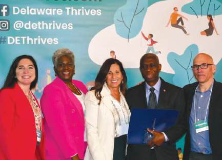 Partners at a DEThrives event