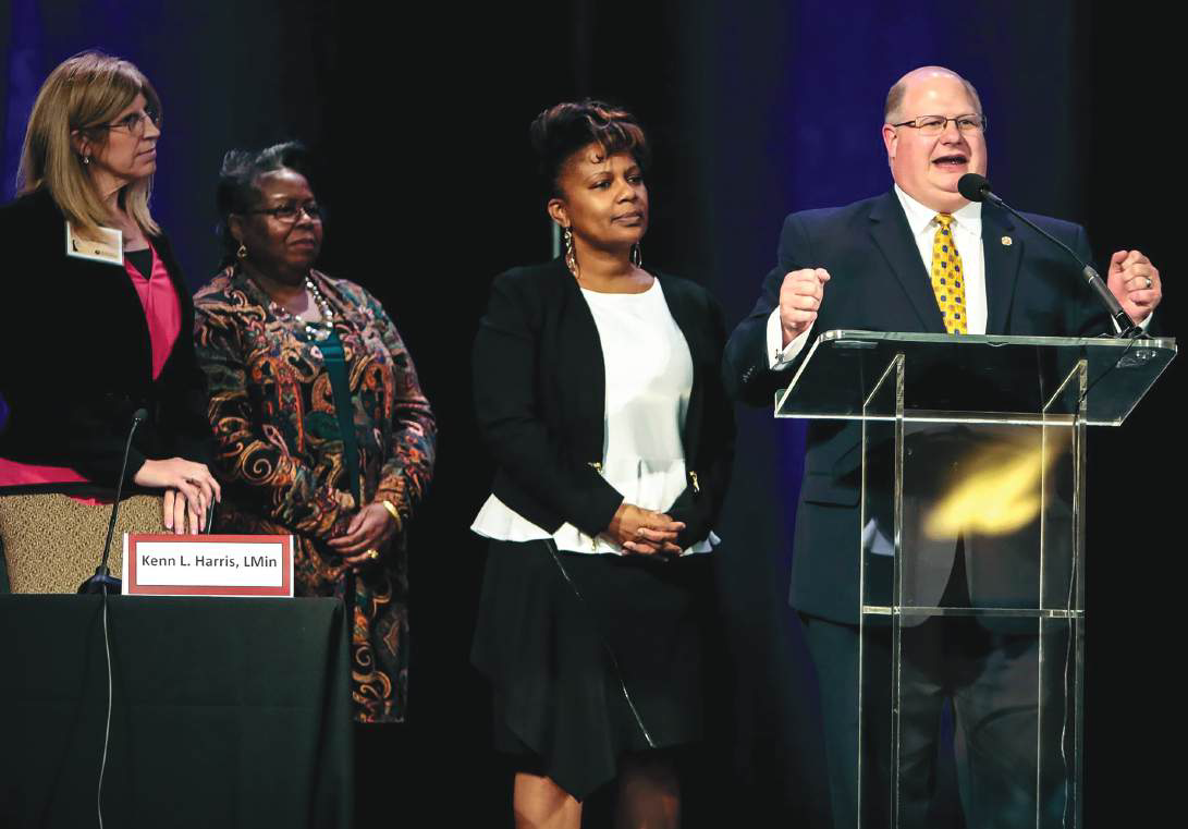 Leaders addressing the DHMIC Summit