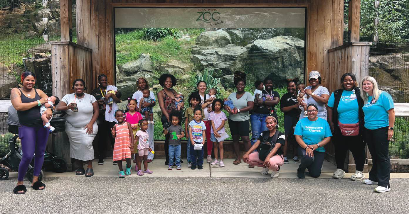 Families gather at the Brandywine Zoo