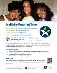 Community health worker recruitment flyer for Kent and Sussex counties